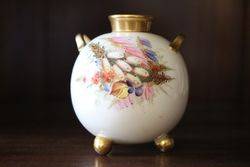 19th Century Worcester 2 Handle Vase #