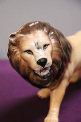 Vintage Beswick Lion Figure 