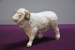Vintage Goebel Porcelain Ram Figurine  