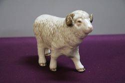 Vintage Goebel Porcelain Ram Figurine  