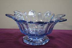 Sowerby Blue Glass Salad Bowl 2505  #