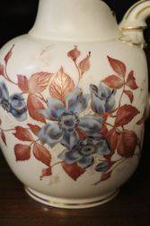 Royal Worcester Flat Back Jug  Date Code 1887