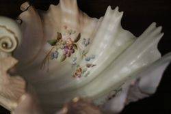 Royal Worcester Hand Painted shell Bowl C1900 