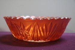 Carnival Glass Bowl 