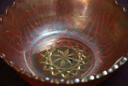 Carnival Glass Bowl 