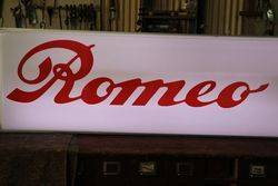 Large 2 Piece Alfa Romeo Dealer Showroom Light Box