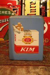 Kim Cigarette Enamel Square Sign 