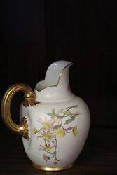 Set Of 3 Royal Worcester Graduated Hand Painted Jugs  