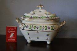 Derby Sugar Bowl + cover  Red Mark C181015  