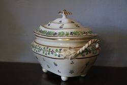 Derby Sugar Bowl + cover  Red Mark C181015  