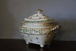 Derby Sugar Bowl + cover  Red Mark C181015  