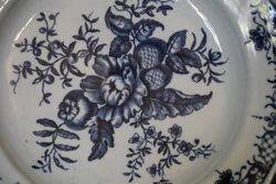 A Worcester Plate Decorated With The andquotPie Coneandquot Pattern C1775