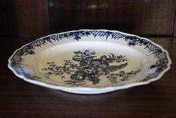 A Worcester Plate Decorated With The andquotPie Coneandquot Pattern C1775