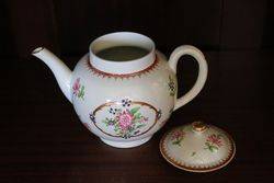 Worcester Teapot + Cover  Painted With Flowers C177080 