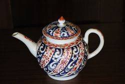 First Period Worcester Queen Charlotte Tea Pot C1770 