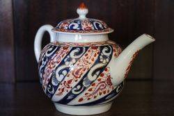 First Period Worcester Queen Charlotte Tea Pot C1770 