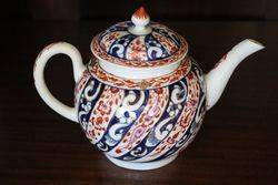 First Period Worcester Queen Charlotte Tea Pot C1770 