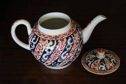 First Period Worcester Queen Charlotte Tea Pot C1770 