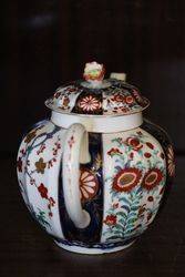 Worcester Fluted Teapot + Cover  Floral Finial C177075