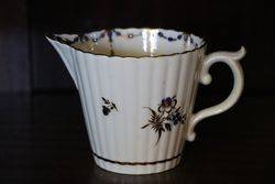 18th Century Caughley Porcelain Fluted Creamer C1785-95 #