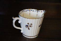 18th Century Caughley Porcelain Fluted Creamer C188595 