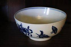 An Early Worcester Slop Bowl Decorated Circa 1770 #