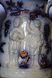 Victorian Staffordshire Jug Royal Children C1860 3