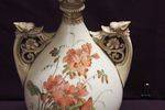 Royal Worcester Hand Decorated Vase C1889