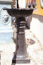 Cast Iron Bird Bath     