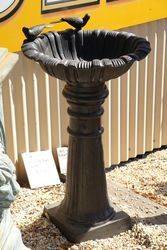 Cast Iron Bird Bath     