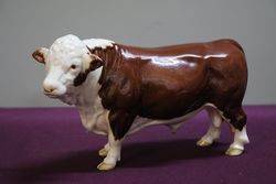 Early Beswick Hereford Bull 