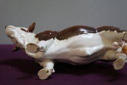 Early Beswick Hereford Bull 