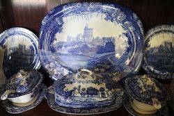 Enoch Woods 41 Pieces Castles Dinner Service , C1920 #