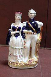 Early Staffordshire Group Of Victoria And Albert