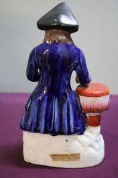  A Rare Victorian Antique Staffordshire Figure of a Chelsea Pensioner