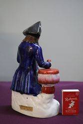  A Rare Victorian Antique Staffordshire Figure of a Chelsea Pensioner