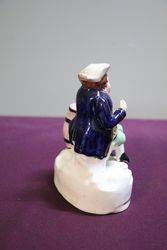 19th Century Staffordshire Pen Holder 