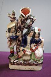 20th Century Staffordshire Group The Rival  #