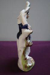 Antique Staffordshire Shepherdess Figure 