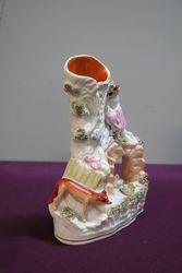 Antique Staffordshire Spill Vase 