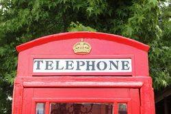 Large Cast Iron Phone Box