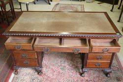 Antique 9 Drawer Desk