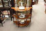 Victorian 3 Tier Mahogany Wot Not C1870