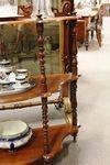 Victorian 3 Tier Mahogany Wot Not C1870