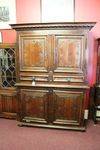 Stunning 18th Century French Carved 4 Door Cupboard With Two Centre Drawers Mon