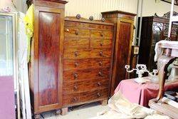 Early C19th Mahogany Wardrobe. 