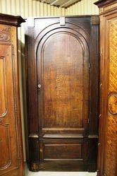 Antique C18th Oak Corner Cabinet.