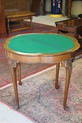 Antique Walnut Games Table