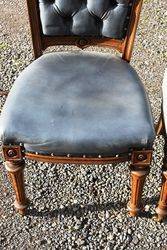 6 Chesterfield Dining Chairs