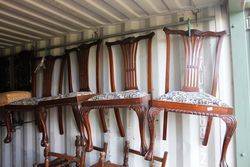 Set Of 4 Chippendale Style Chairs